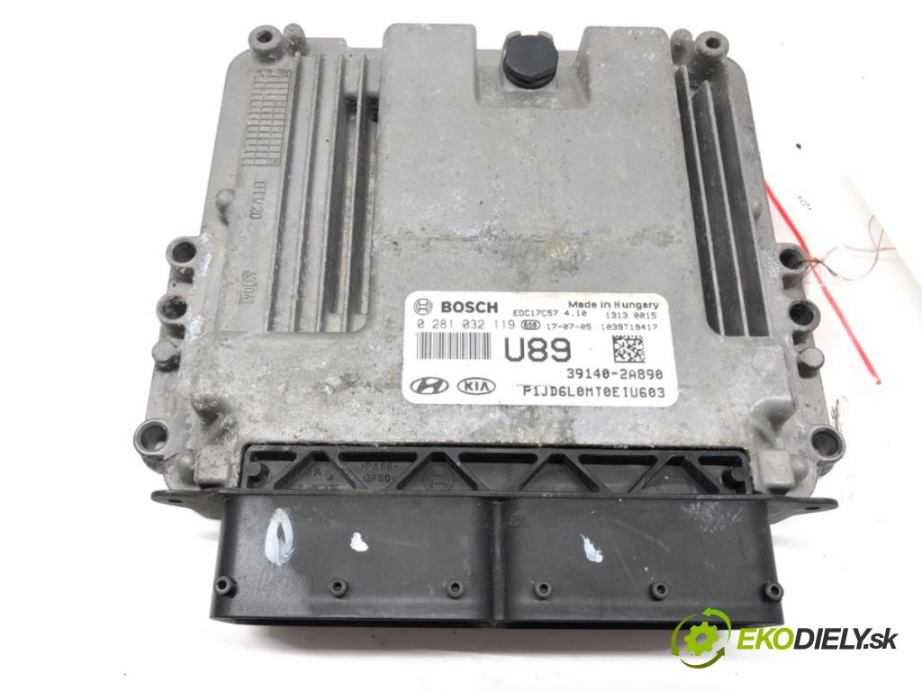 KIA CEED (JD) 2012 - 2018    1.6 CRDi 110 81 kW [110 KM] olej napędowy 2012 - 2  riadiaca jednotka Motor 39140-2A890 0281032119 (Riadiace jednotky)