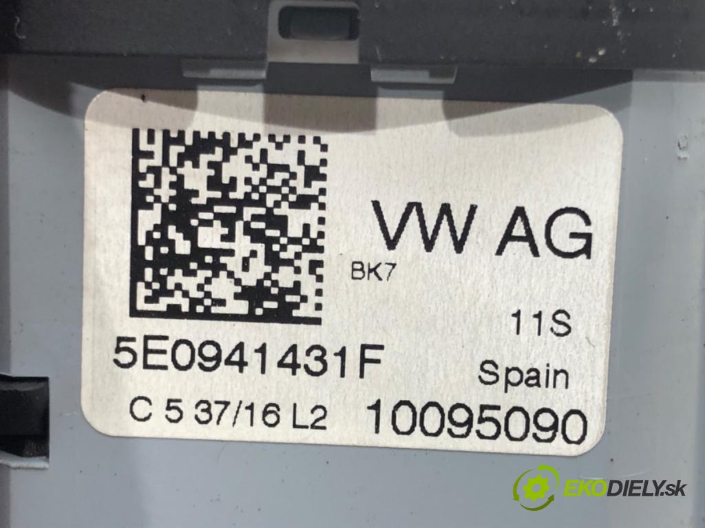 SKODA OCTAVIA III Combi (5E5, 5E6) 2012 - 2022    2.0 TDI 110 kW [150 KM] olej napędowy 2012 - 2022  spínač světel 5E0941431F