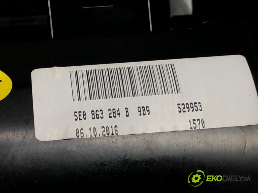 SKODA OCTAVIA III Combi (5E5, 5E6) 2012 - 2022    2.0 TDI 110 kW [150 KM] olej napędowy 2012 - 2022  Tunel stredový 5E0863284B (Stredový tunel / panel)