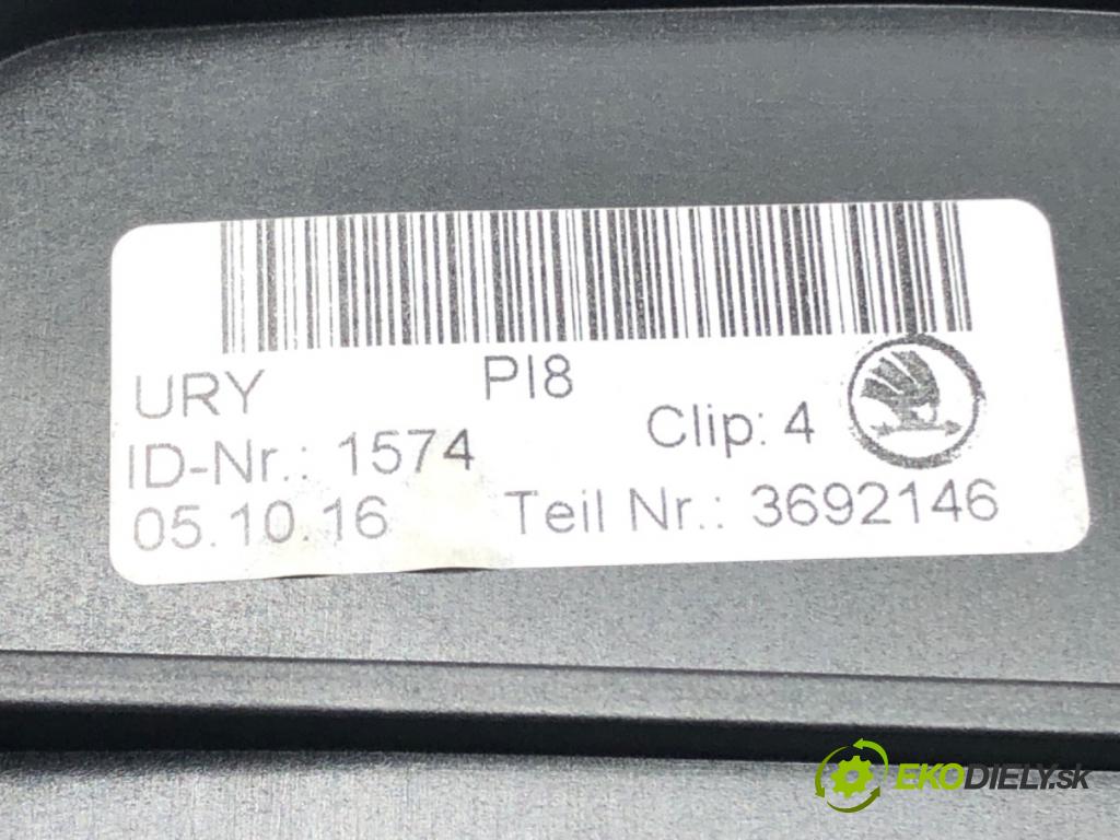SKODA OCTAVIA III Combi (5E5, 5E6) 2012 - 2022    2.0 TDI 110 kW [150 KM] olej napędowy 2012 - 2022  Lakťová opierka  (Lakťové opierky)