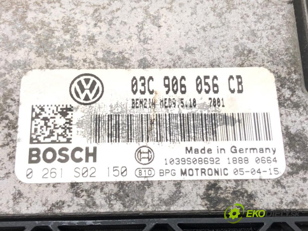 VW GOLF V (1K1) 2003 - 2010    1.6 FSI 85 kW [115 KM] benzyna 2003 - 2008  riadiaca jednotka Motor 03C906056CB (Riadiace jednotky)