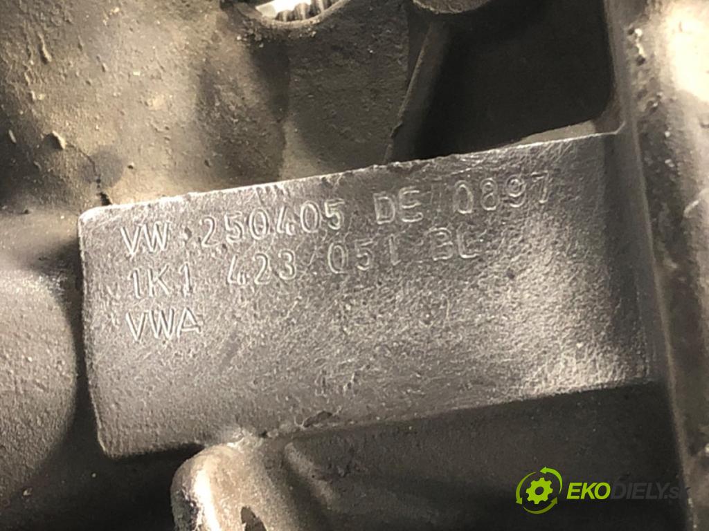 VW GOLF V (1K1) 2003 - 2010    1.6 FSI 85 kW [115 KM] benzyna 2003 - 2008  riadenie 1K1423051BC (Riadenia)