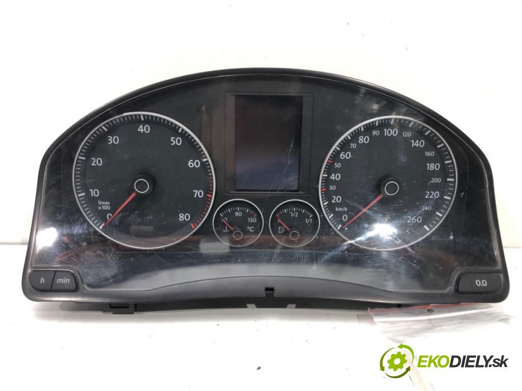 VW GOLF V (1K1) 2003 - 2010    1.6 FSI 85 kW [115 KM] benzyna 2003 - 2008  Prístrojovka 1K0920871A (Prístrojové dosky, displeje)