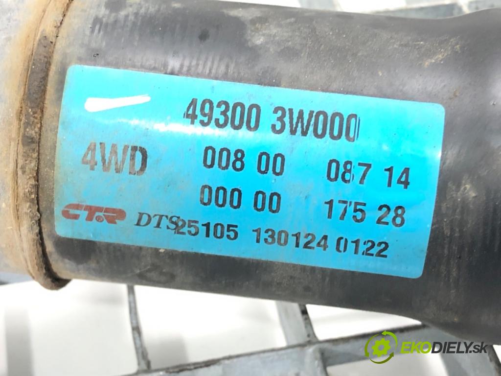 HYUNDAI ix35 (LM, EL, ELH) 2009 - 2022    2.0 CRDi 4WD 135 kW [184 KM] olej napędowy 2010 -   Kardaň, hriadeľ hnací zad 493003W000 (Kardaňové hriadele)