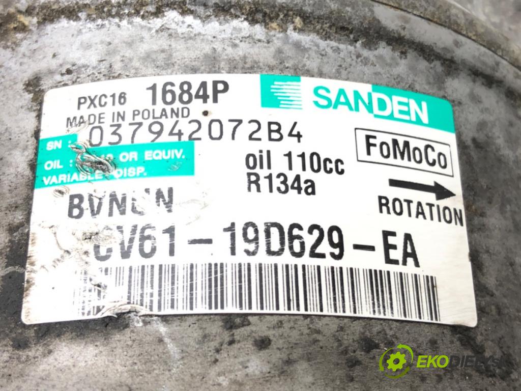 FORD FOCUS III Turnier 2010 - 2022    1.6 TDCi ECOnetic 77 kW [105 KM] olej napędowy 201  kompresor klimatizace CV61-19D629-EA (Kompresory)