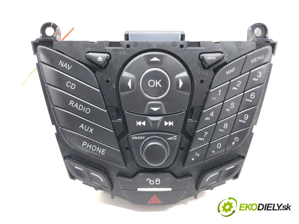 FORD FOCUS III Turnier 2010 - 2022    1.6 TDCi ECOnetic 77 kW [105 KM] olej napędowy 201  Panel ovládania radia AM5T18K811CE (Prepínače, spínače, tlačidlá a ovládače kúrenia)