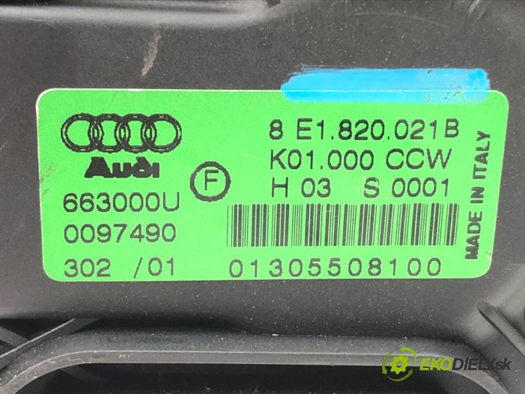 AUDI A4 B6 Avant (8E5) 2000 - 2005    1.9 TDI 96 kW [130 KM] olej napędowy 2001 - 2004  ventilátor kúrenia 8E1820021B