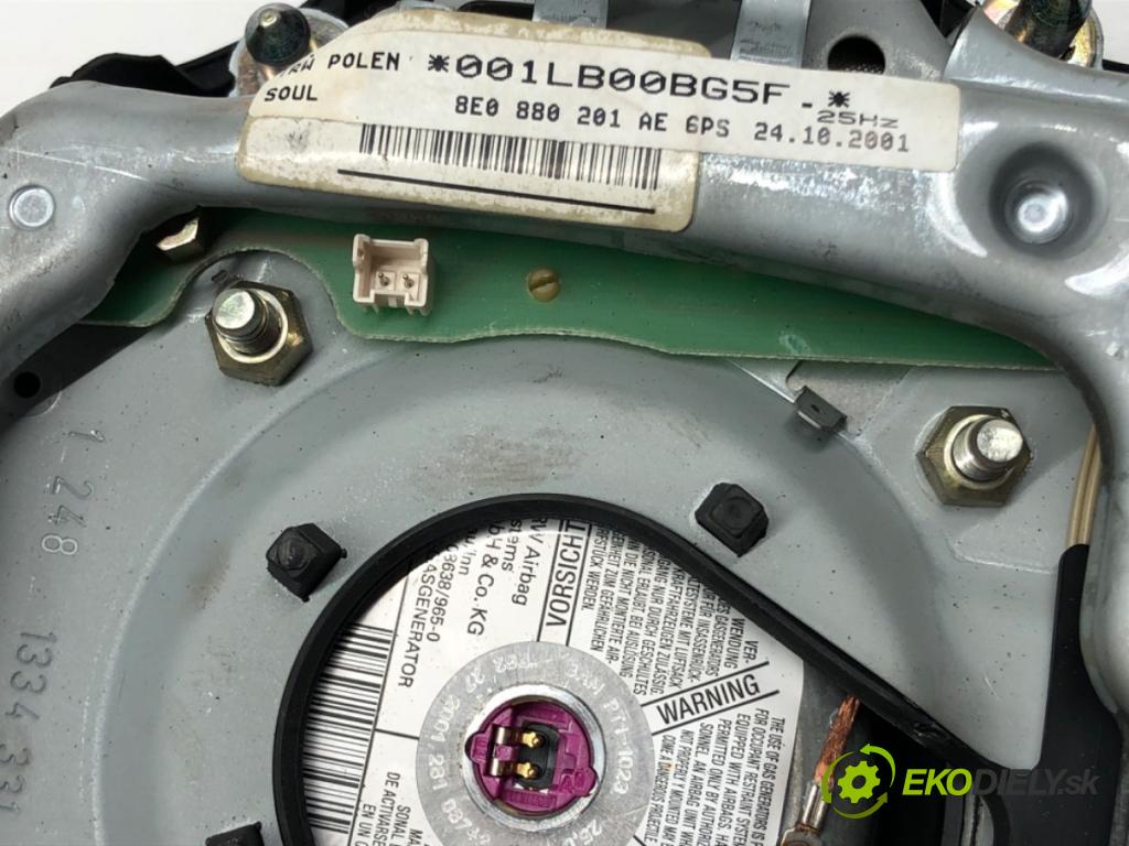 AUDI A4 B6 Avant (8E5) 2000 - 2005    1.9 TDI 96 kW [130 KM] olej napędowy 2001 - 2004  AirBag volantu 8E0880201AE (Airbagy)
