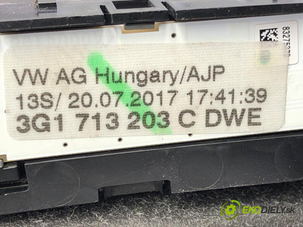 VW ARTEON (3H7, 3H8) 2017 - 2022    2.0 TSI 4motion 206 kW [280 KM] benzyna 2017 - 202  Kulisa 3G1713203C 3Q1713023AD (Rýchlostné páky / kulisy)