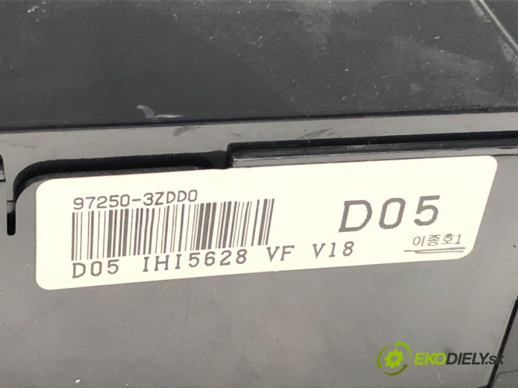 HYUNDAI i40 I (VF) 2012 - 2022    1.7 CRDi 100 kW [136 KM] olej napędowy 2012 - 2022  Panel ovládania kúrenia 97250-3ZDD0 (Prepínače, spínače, tlačidlá a ovládače kúrenia)