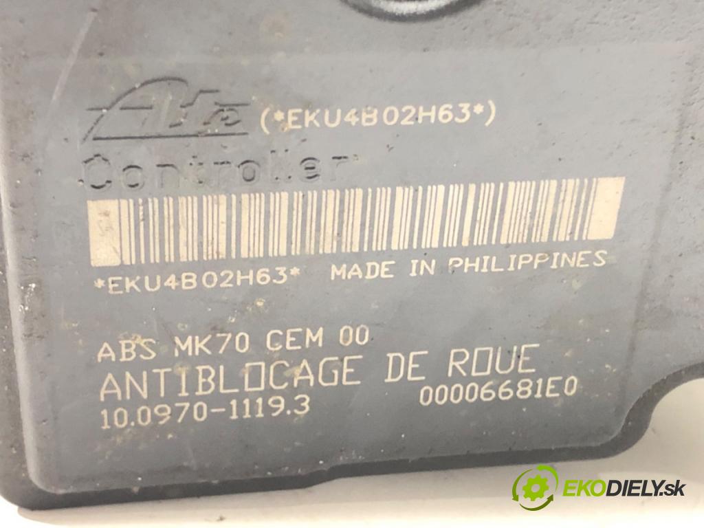 CITROEN C3 I (FC_, FN_) 2002 - 2022    1.4 HDi 50 kW [68 KM] olej napędowy 2002 - 2022  Pumpa ABS 9653524680 (Pumpy ABS)