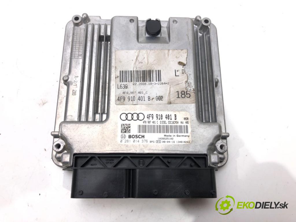 AUDI A6 C6 Avant (4F5) 2004 - 2011    3.0 TDI quattro 171 kW [233 KM] olej napędowy 2006  řídící jednotka motora 4F9910401B 0281014376 (Řídící jednotky)