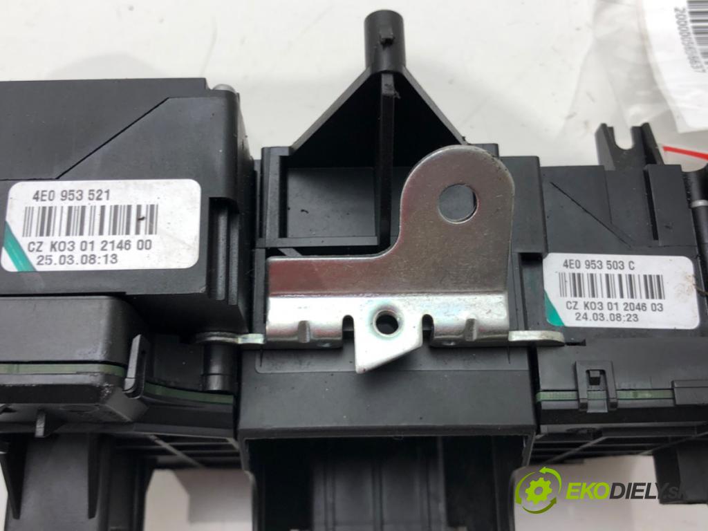 AUDI A6 C6 Avant (4F5) 2004 - 2011    3.0 TDI quattro 171 kW [233 KM] olej napędowy 2006  Prepínač kombinovaný 4F0953549D (Prepínače, spínače, tlačidlá a ovládače kúrenia)