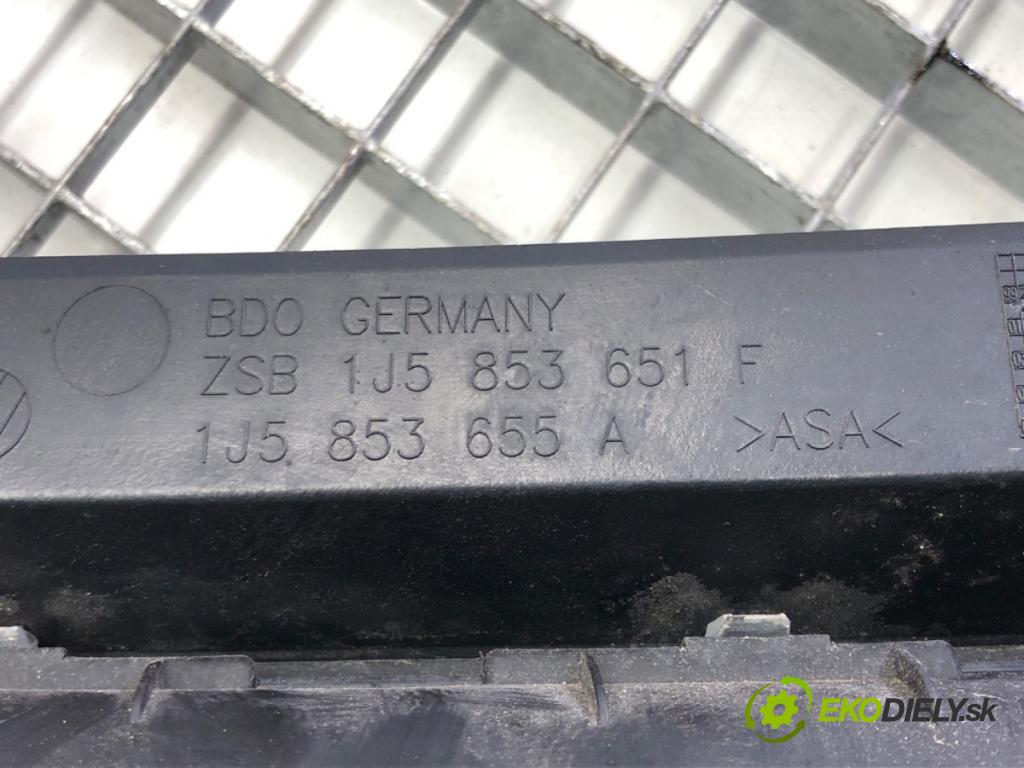 VW BORA I (1J2) 1998 - 2013    2.3 V5 110 kW [150 KM] benzyna 1998 - 2000  Mriežka maska 1J5853651F (Mriežky, masky)
