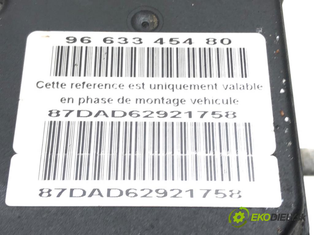 PEUGEOT 307 SW (3H) 2002 - 2009    1.6 HDI 90 66 kW [90 KM] olej napędowy 2005 - 2008  Pumpa ABS 9663345480 (Pumpy ABS)
