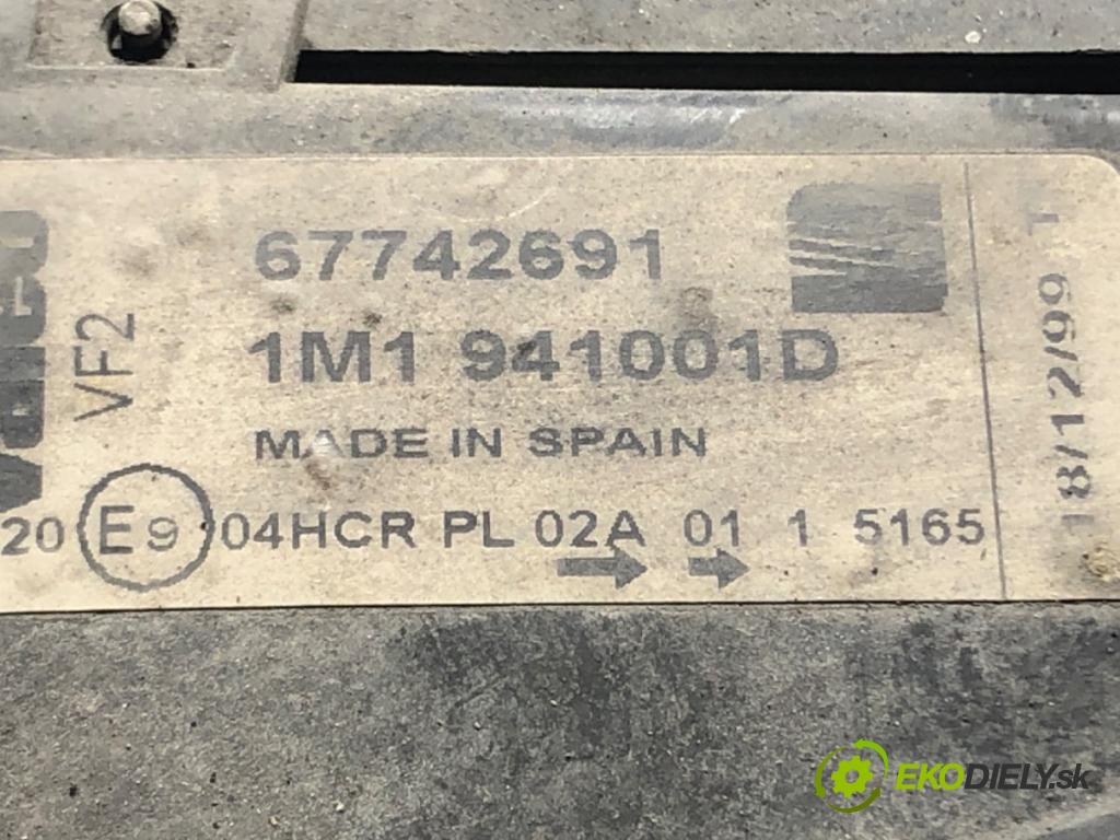 SEAT TOLEDO II (1M2) 1998 - 2006    1.9 TDI 81 kW [110 KM] olej napędowy 1998 - 2004  Svetlomet ľavy predný 1M1941001D