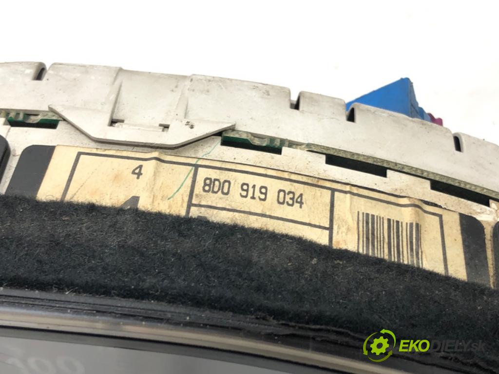 AUDI A4 B5 Avant (8D5) 1994 - 2002    1.9 TDI 81 kW [110 KM] olej napędowy 1996 - 2001  prístrojovka 8D0919034 (Přístrojové desky, displeje)