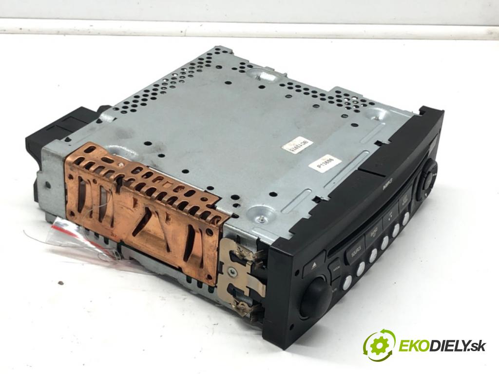 CITROEN C4 PICASSO I nadwozie wielkoprzestrzenne (MPV) (UD_) 2006 - 2015    1.6 HDi 80 kW [109 KM] olej napędowy 2007 - 2013  RADIO 96646223XT (Audio zariadenia)