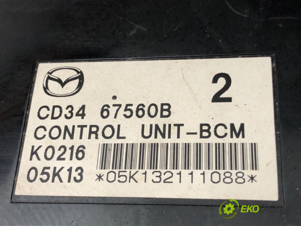 MAZDA 5 (CR19) 2005 - 2010    2.0 CD (CR19) 81 kW [110 KM] olej napędowy 2005 -   Modul BCM CD3467560B (Ostatné)
