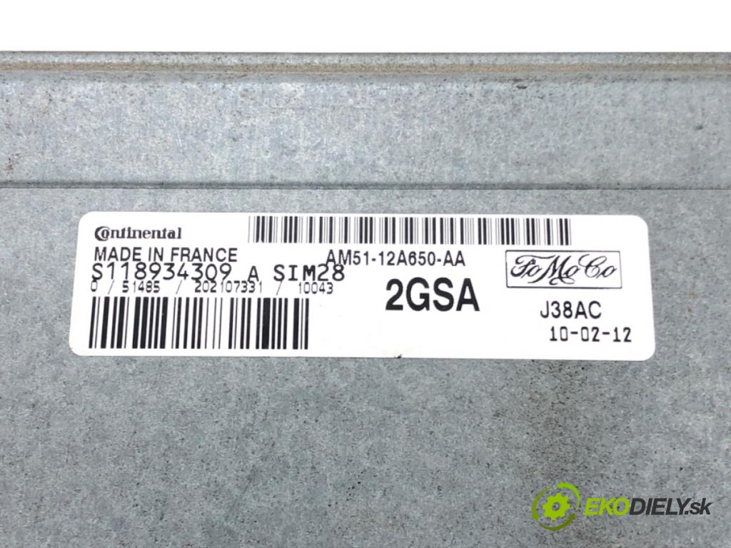 FORD FOCUS II Turnier (DA_, FFS, DS) 2004 - 2012    1.6 74 kW [100 KM] benzyna 2004 - 2011  riadiaca jednotka Motor AM51-12A650-AA (Riadiace jednotky)