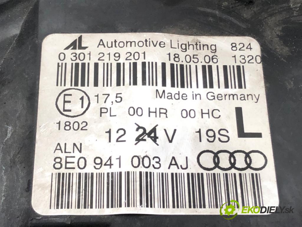 AUDI A4 B7 Avant (8ED) 2004 - 2008    2.0 TDI 103 kW [140 KM] olej napędowy 2004 - 2008  Svetlomet ľavy predný 8E0941003AJ