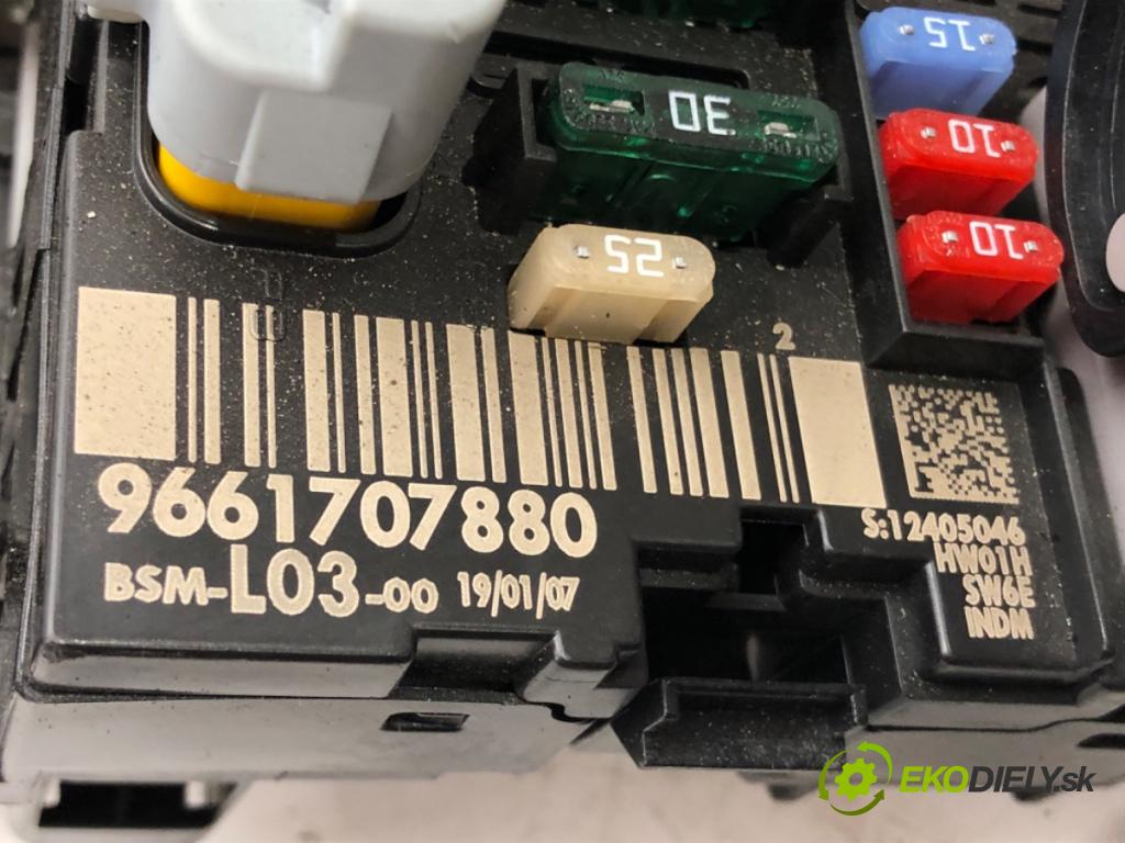 CITROEN C3 I (FC_, FN_) 2002 - 2022    1.4 i 54 kW [73 KM] benzyna 2002 - 2010  Modul BSM 9661707880 (Ostatné)