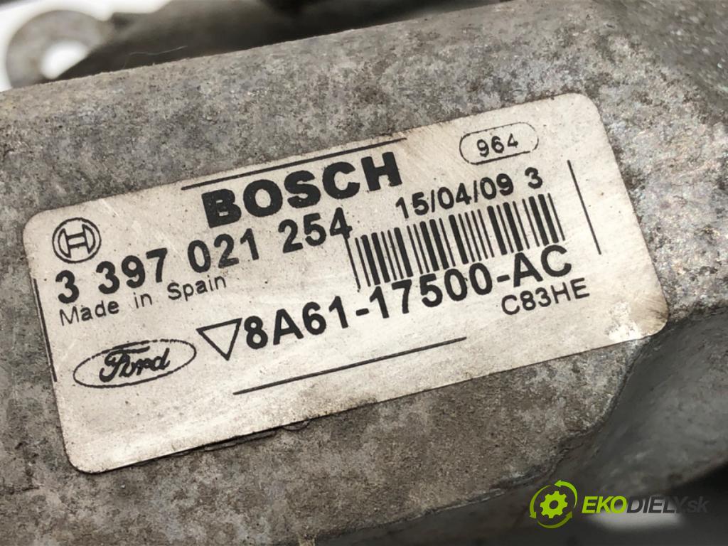 FORD FIESTA VI (CB1, CCN) 2008 - 2022    1.25 60 kW [82 KM] benzyna 2008 - 2017  Mechanizmus stieračov predný 8A61-17500-AC (Motorčeky stieračov predné)