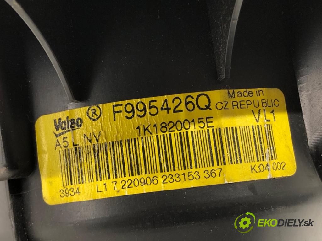 VW TOURAN (1T1, 1T2) 2003 - 2010    2.0 TDI 103 kW [140 KM] olej napędowy 2005 - 2010  ventilátor kúrenia 1K1820015E