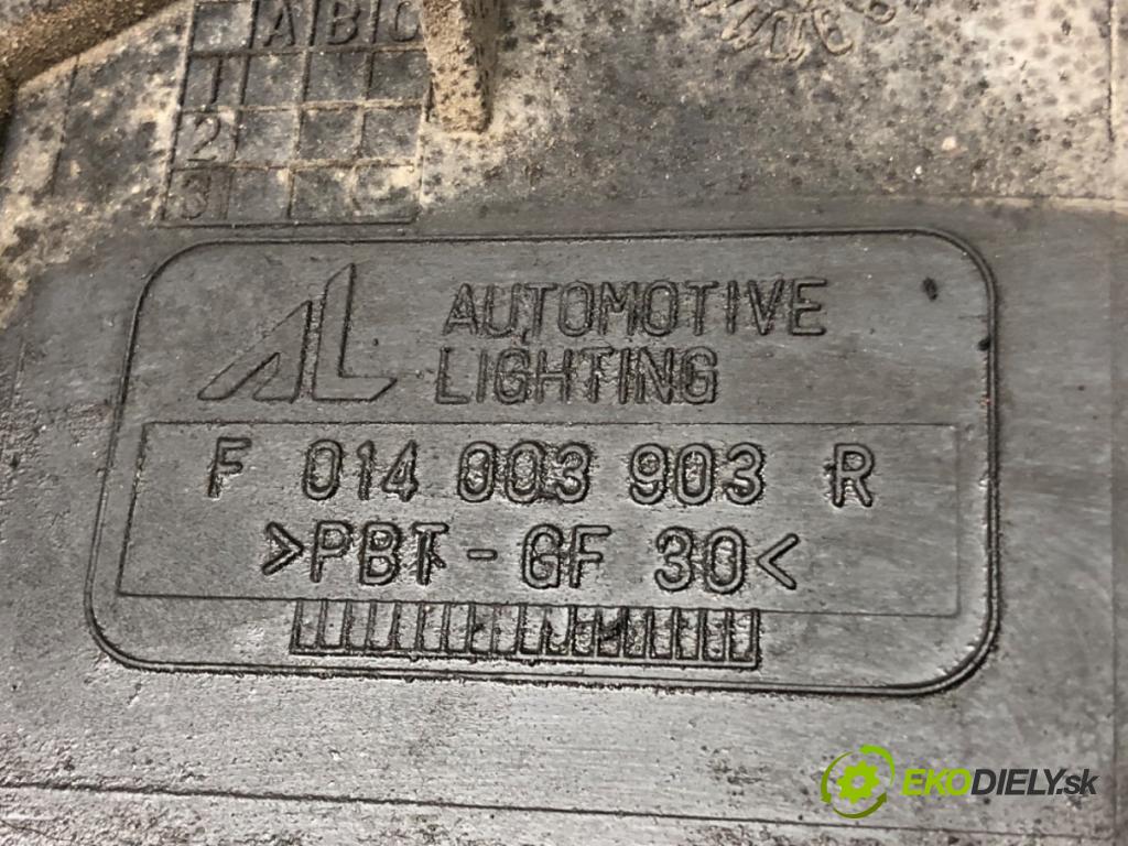 MAZDA 6 Hatchback (GG) 2002 - 2008    2.0 (GGES) 104 kW [141 KM] benzyna 2002 - 2007  Svetlomet pravy predný F014003903R
