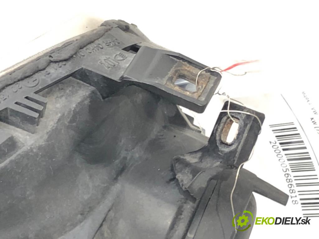 VW POLO (9N_, 9A_) 2001 - 2014    1.4 TDI 55 kW [75 KM] olej napędowy 2001 - 2005  Svetlomet pravy predný