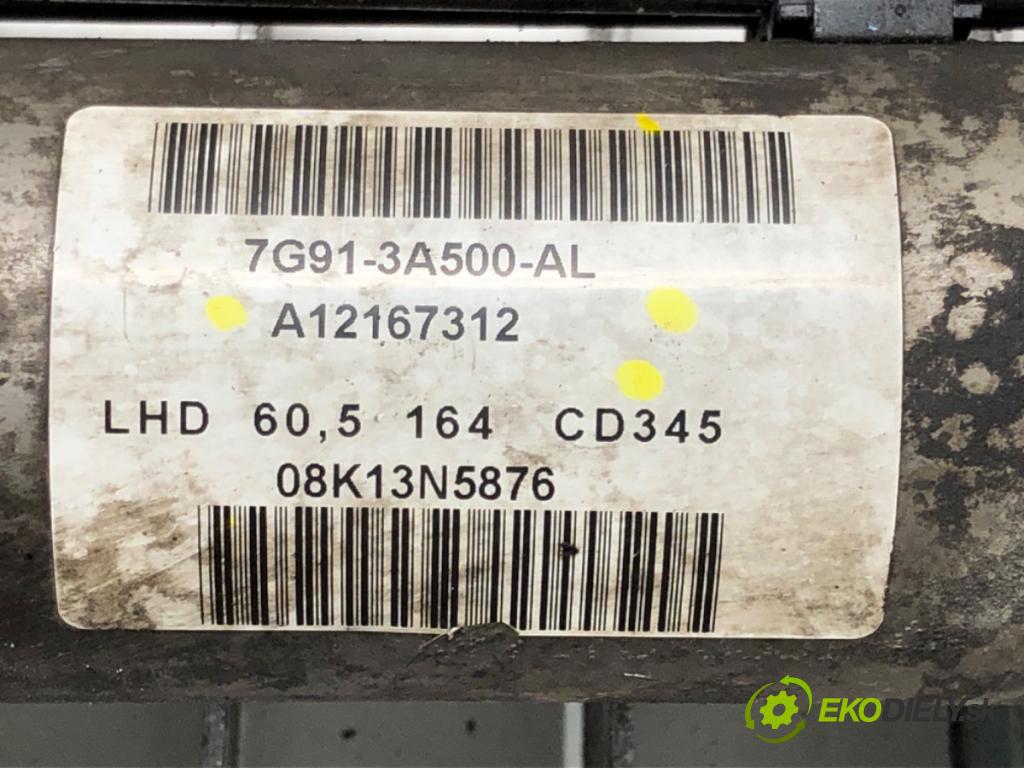 FORD MONDEO IV (BA7) 2007 - 2015    2.2 TDCi 129 kW [175 KM] olej napędowy 2008 - 2010  riadenie 7G91-3A500-AL (Riadenia)