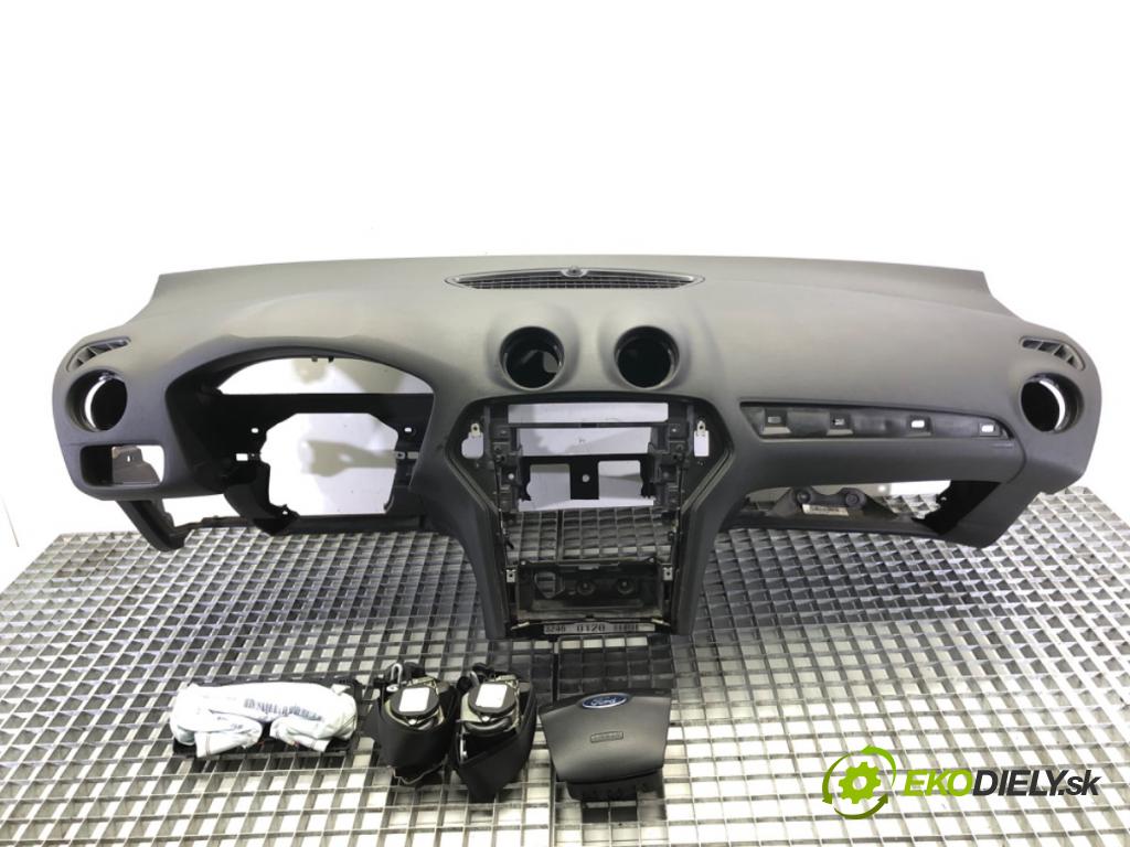 FORD MONDEO IV (BA7) 2007 - 2015    2.2 TDCi 129 kW [175 KM] olej napędowy 2008 - 2010  Palubná doska silentbloku pasy 