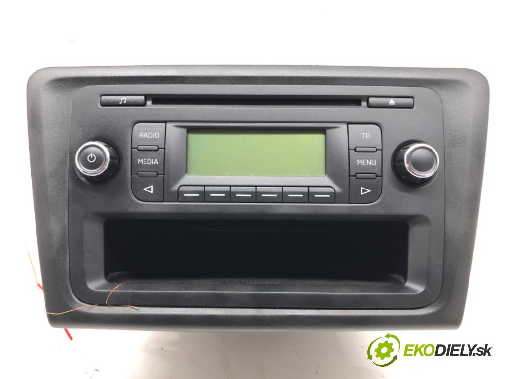 SKODA RAPID (NH3, NK3, NK6) 2012 - 2022    1.6 TDI 66 kW [90 KM] olej napędowy 2013 - 2015  RADIO 5J0035152C (Audio zariadenia)