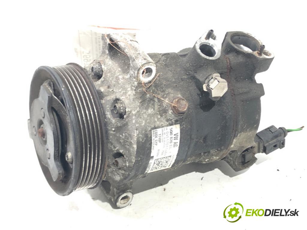 SKODA RAPID (NH3, NK3, NK6) 2012 - 2022    1.6 TDI 66 kW [90 KM] olej napędowy 2013 - 2015  kompresor klimatizace 5Q0820803E (Kompresory)