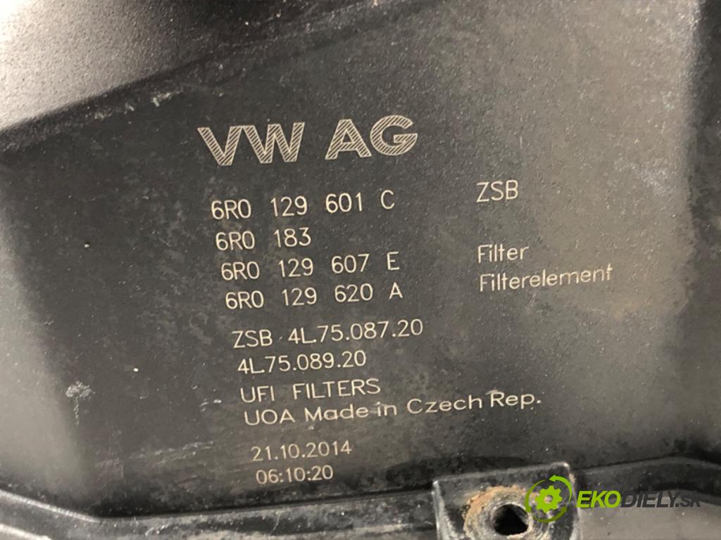 SKODA RAPID (NH3, NK3, NK6) 2012 - 2022    1.6 TDI 66 kW [90 KM] olej napędowy 2013 - 2015  Obal filtra vzduchu 6R0129601C (Obaly filtrov vzduchu)