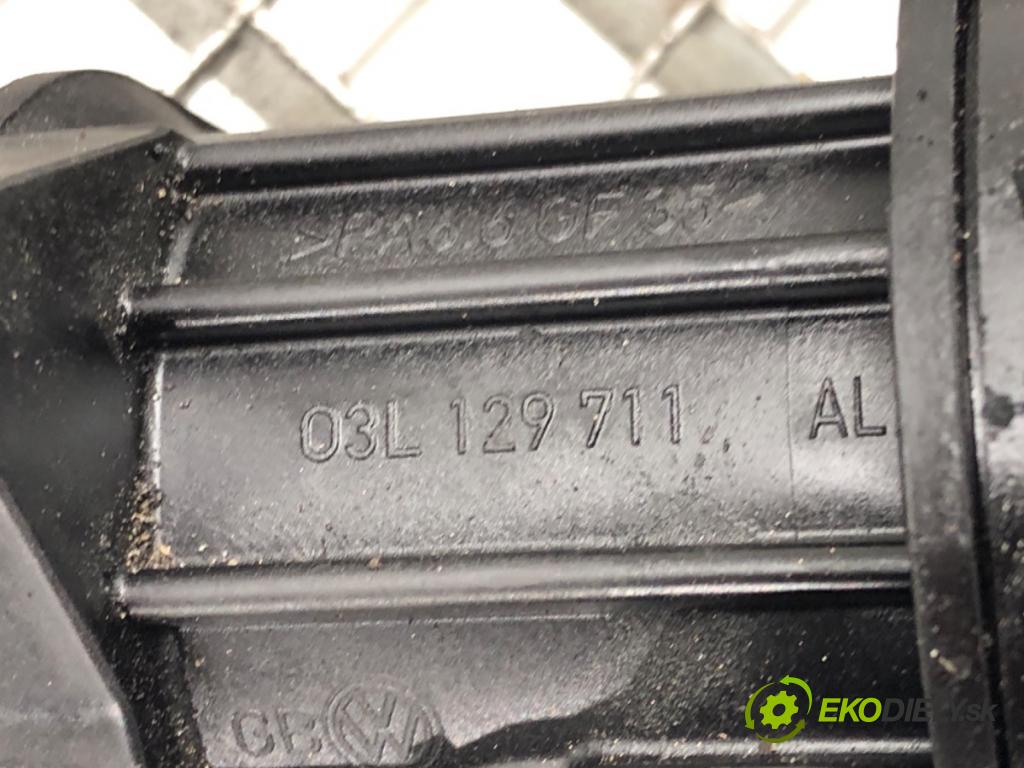 SKODA RAPID (NH3, NK3, NK6) 2012 - 2022    1.6 TDI 66 kW [90 KM] olej napędowy 2013 - 2015  Potrubie sacie, sanie 03L129711AL (Sacie potrubia)