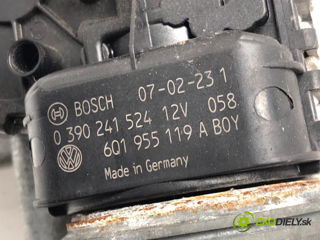 VW POLO (9N_, 9A_) 2001 - 2014    1.2 12V 47 kW [64 KM] benzyna 2001 - 2007  mechanismus stěračů přední část 6Q1955023E (Motorky stěračů)