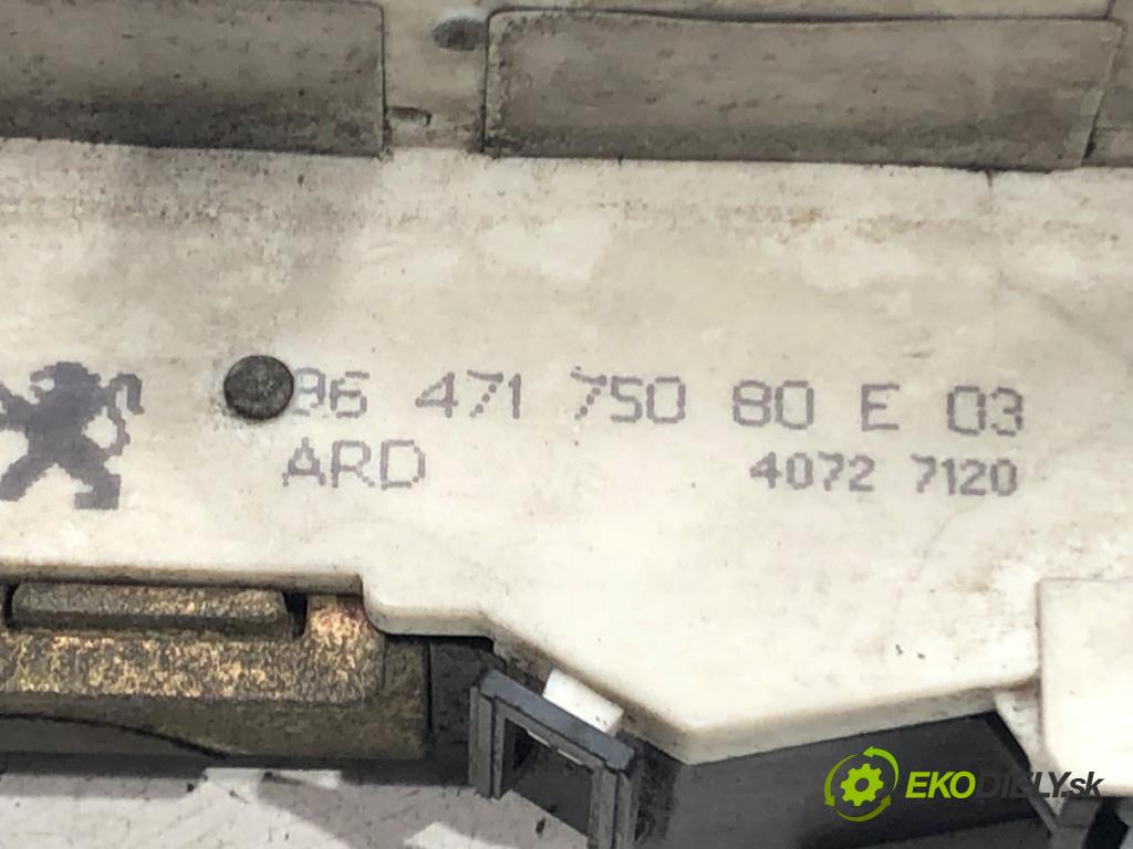 CITROEN C4 I (LC_) 2004 - 2014    1.6 HDi 66 kW [90 KM] olej napędowy 2004 - 2011  zámok dveře pravý přední část 9647175080