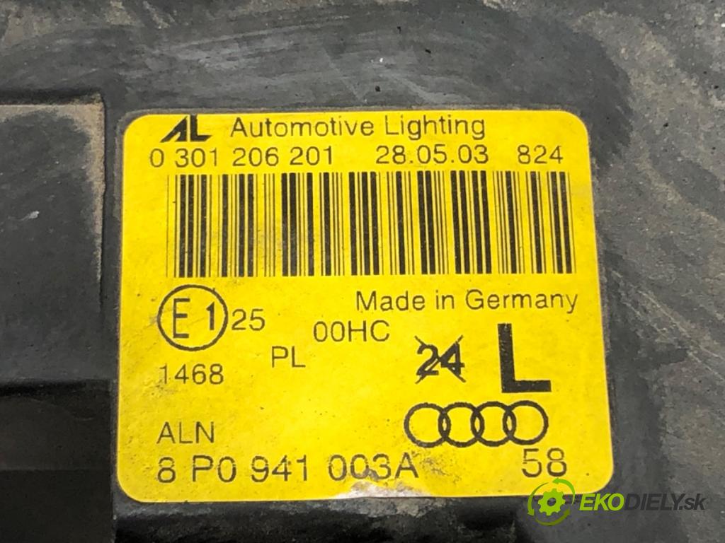 AUDI A3 (8P1) 2003 - 2013    2.0 TDI 16V 103 kW [140 KM] olej napędowy 2003 - 2  Svetlomet ľavy predný 8P0941003A