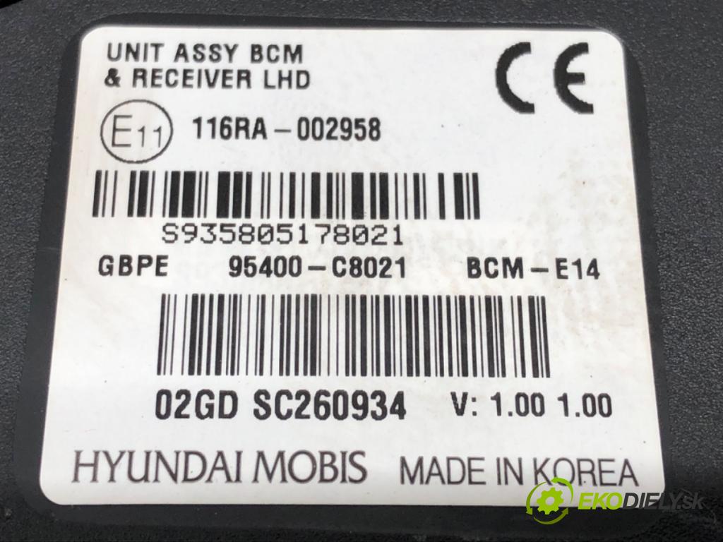 HYUNDAI i20 II (GB, IB) 2014 - 2022    1.2 61 kW [83 KM] benzyna 2014 - 2022  Modul BCM 95400-C8021 (Ostatné)