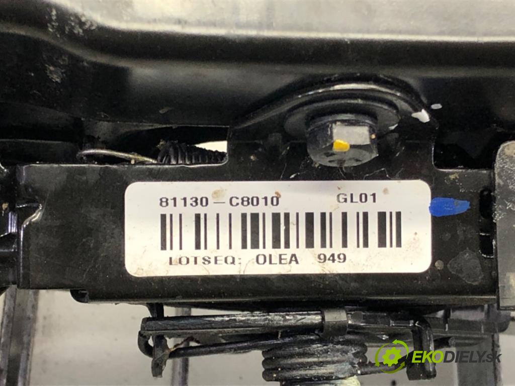 HYUNDAI i20 II (GB, IB) 2014 - 2022    1.2 61 kW [83 KM] benzyna 2014 - 2022  výztuha horní zámok kapoty 81130-C8010
