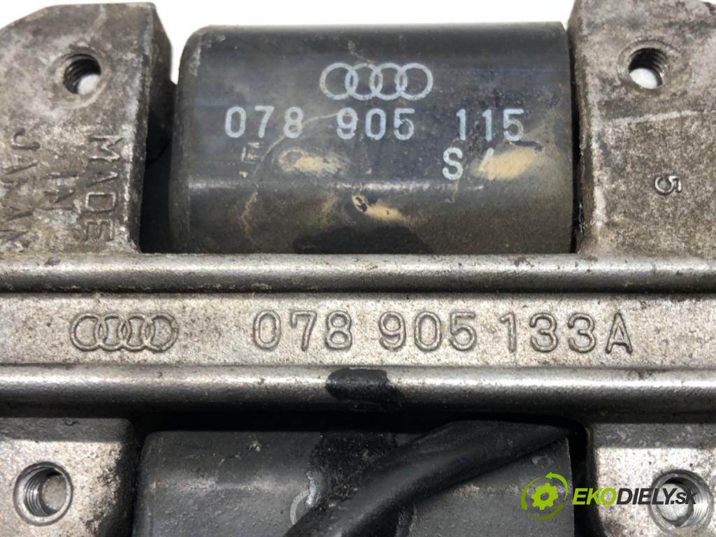 AUDI A6 C4 (4A2) 1994 - 1997    2.6 quattro 110 kW [150 KM] benzyna 1994 - 1997  Cievka zapaľovacia 078905115 (Zapaľovacie cievky, moduly)