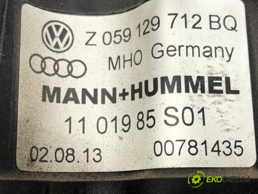 AUDI A6 C6 Avant (4F5) 2004 - 2011    2.7 TDI quattro 132 kW [180 KM] olej napędowy 2004  Potrubie sacie, sanie 059129712BQ (Sacie potrubia)