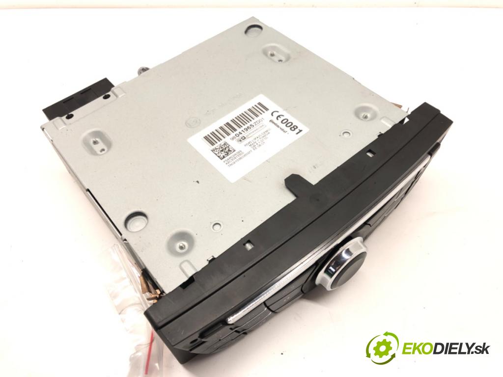 CITROEN C-ELYSEE (DD_) 2012 - 2022    1.6 HDI 92 68 kW [92 KM] olej napędowy 2012 - 2022  RADIO 98041965ZD01 (Audio zariadenia)