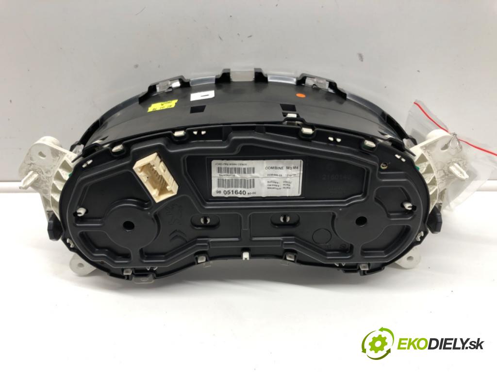 CITROEN C-ELYSEE (DD_) 2012 - 2022    1.6 HDI 92 68 kW [92 KM] olej napędowy 2012 - 2022  Prístrojovka 9805164080 (Prístrojové dosky, displeje)