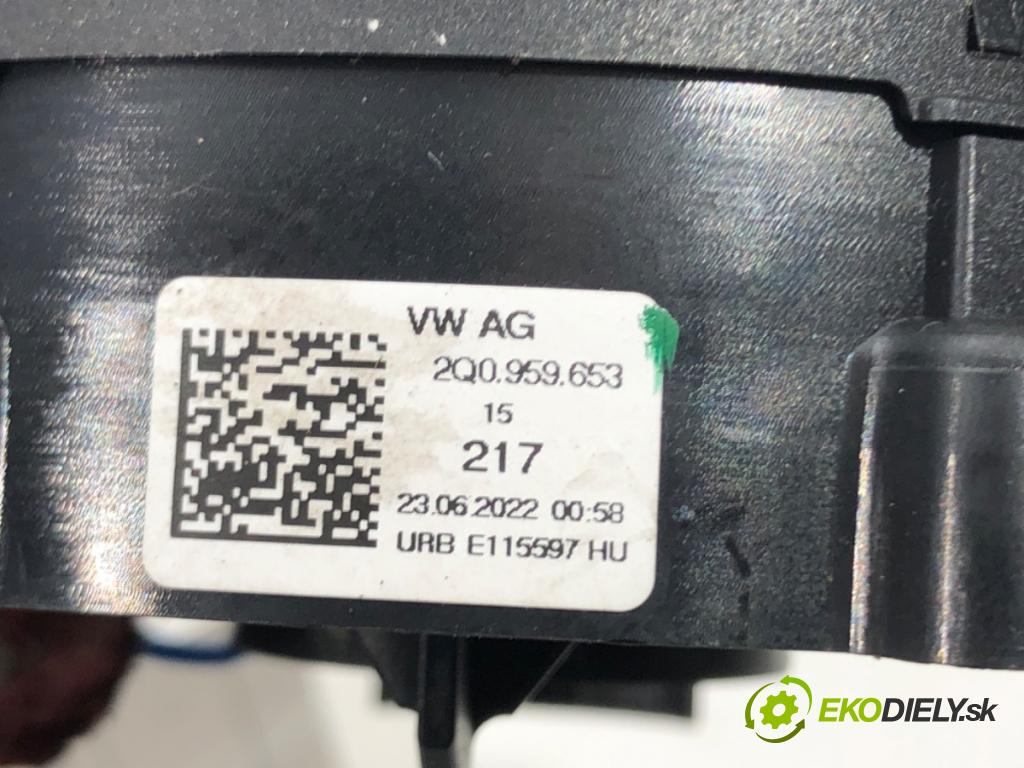 SKODA FABIA III Kombi (NJ5) 2014 - 2022    1.0 44 kW [60 KM] benzyna 2014 - 2022  Krúžok, slimák airbag 2Q0959653 (Airbagy)