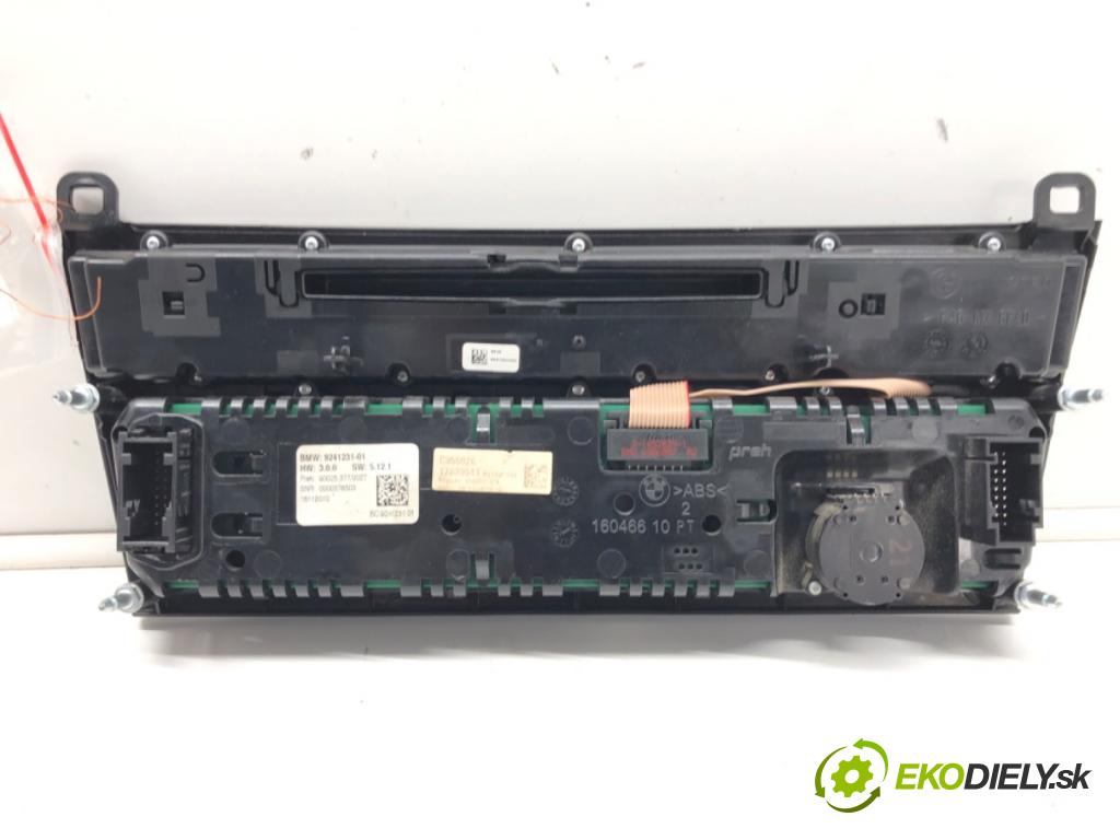 BMW 7 (F01, F02, F03, F04) 2008 - 2015    750 i, Li 300 kW [408 KM] benzyna 2008 - 2012  Panel ovládania kúrenia 9241231 (Prepínače, spínače, tlačidlá a ovládače kúrenia)