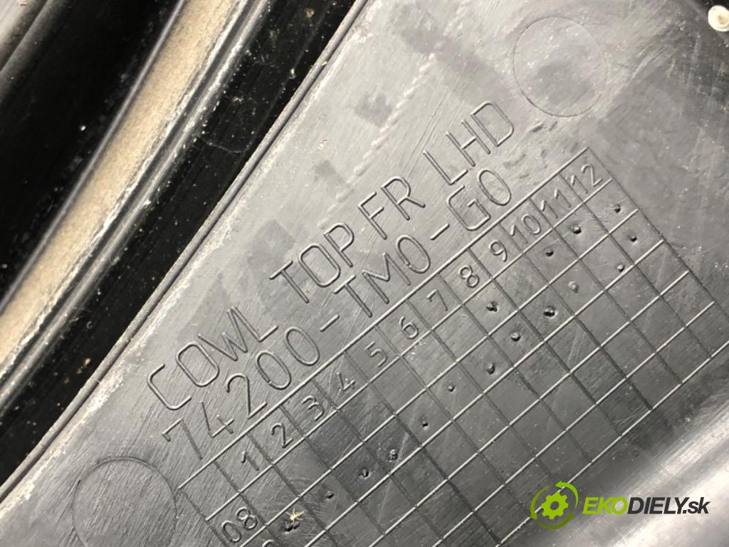 HONDA CITY V sedan (GM2, GM3) 2008 - 2022    1.4 i-V TEC 73 kW [99 KM] benzyna 2008 - 2022  Torpédo, plast pod čelné okno 74200-TM0-G0 (Torpéda)