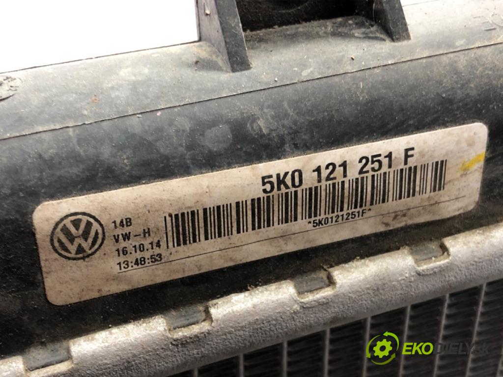 SKODA SUPERB II Kombi (3T5) 2009 - 2015    1.8 TSI 112 kW [152 KM] benzyna 2009 - 2015  Chladič vody 5K0121251F (Chladiče vody)