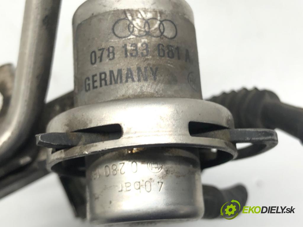 AUDI A6 C5 Avant (4B5) 1997 - 2005    2.4 125 kW [170 KM] benzyna 2001 - 2005  Lišta vstrekovacia 078133551BB (Vstrekovacie lišty)